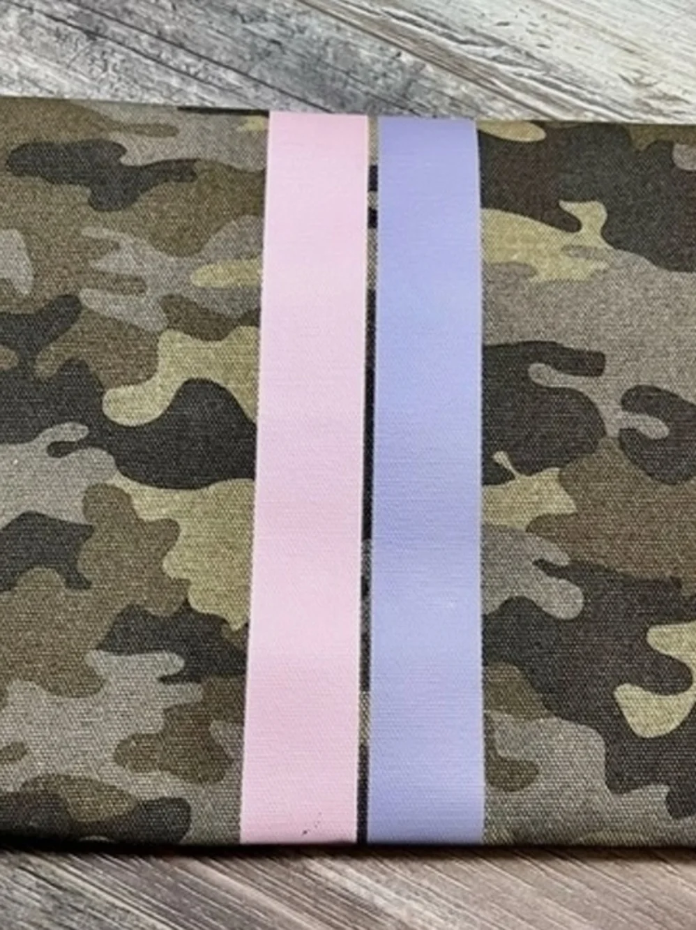 Stella & Dot Bellamy Clutch ♡Camo Envelope with Pink & Lavender Stripe♡ New